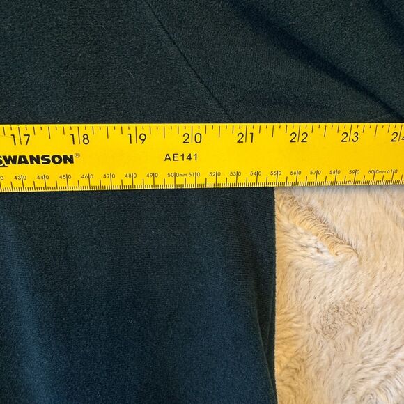 Vanity Fair House Coat Zip Bath Robe Night Gown Medium Petite Green Vintage - Picture 15 of 16